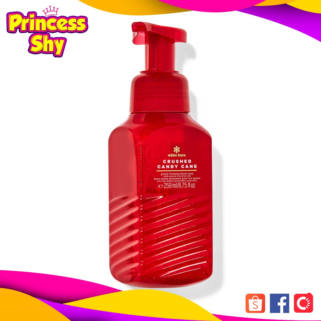 Bath and Body Works Crushed Candy Cane Gentle Foaming Hand Soap, Beauty
