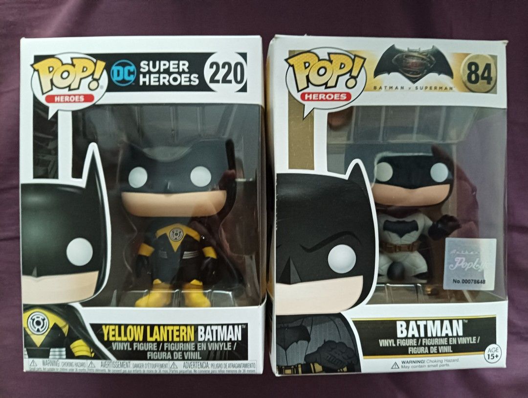 Batman yellow lantern pop on sale