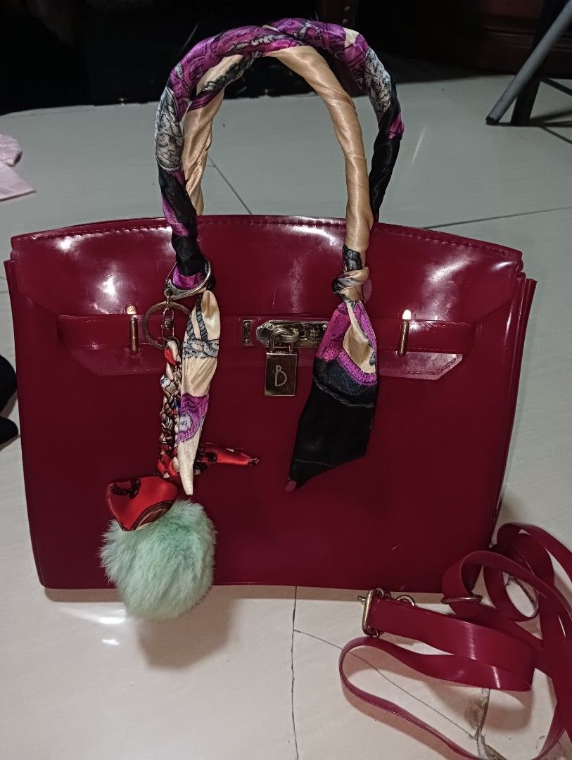 Jelly Bag Beachkin (Rosewood), Luxury, Bags & Wallets on Carousell