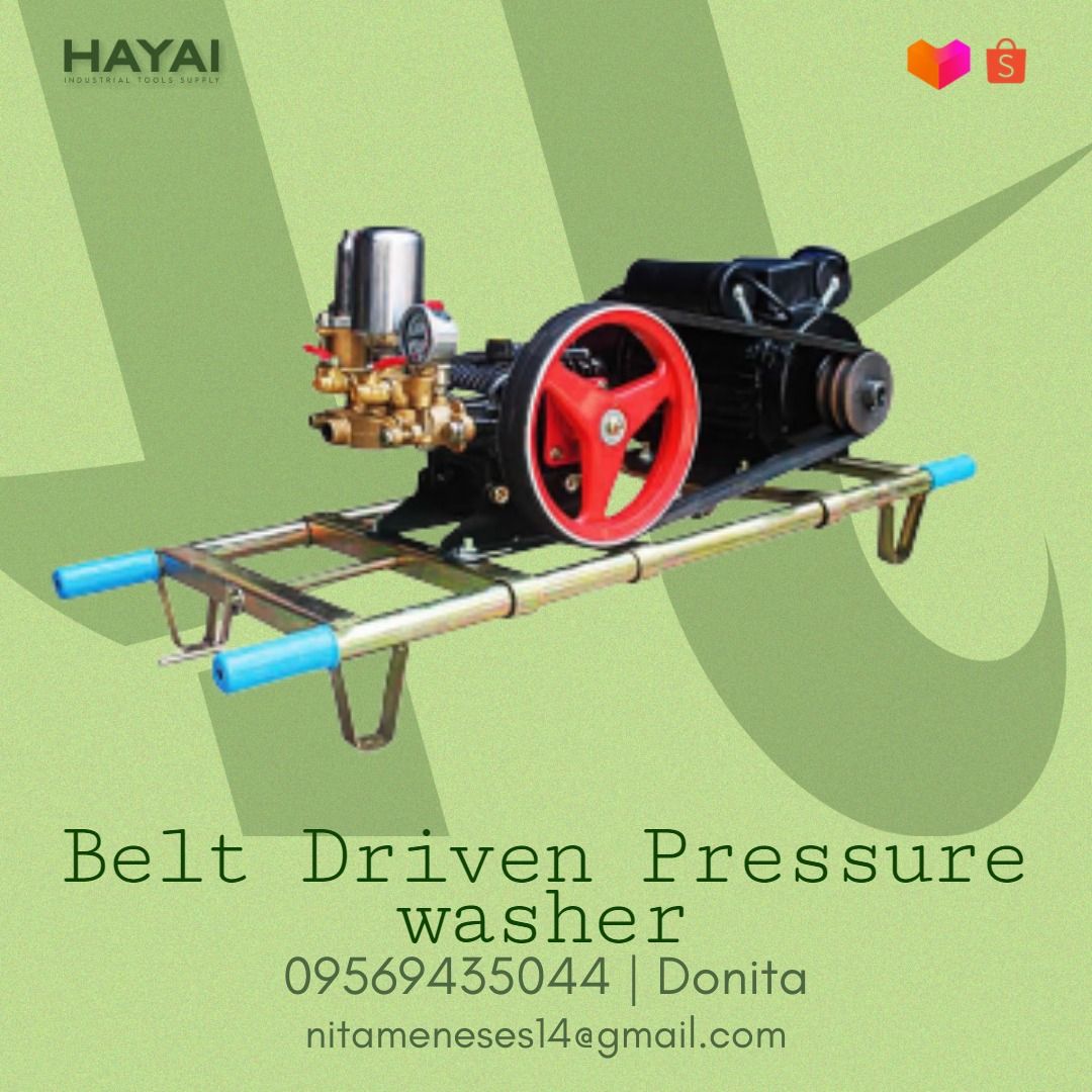 Belt Driven Pressure washer, Commercial & Industrial, Industrial