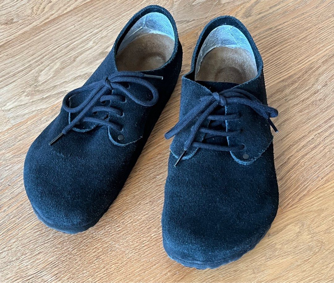 Birkenstock Maine black suede not London not Boston