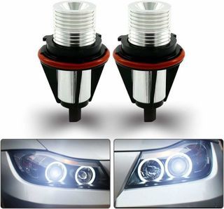 BMW LED Angel Eyes Halo Ring Headlight Daytime Light Bulbs For E39 (6W White)