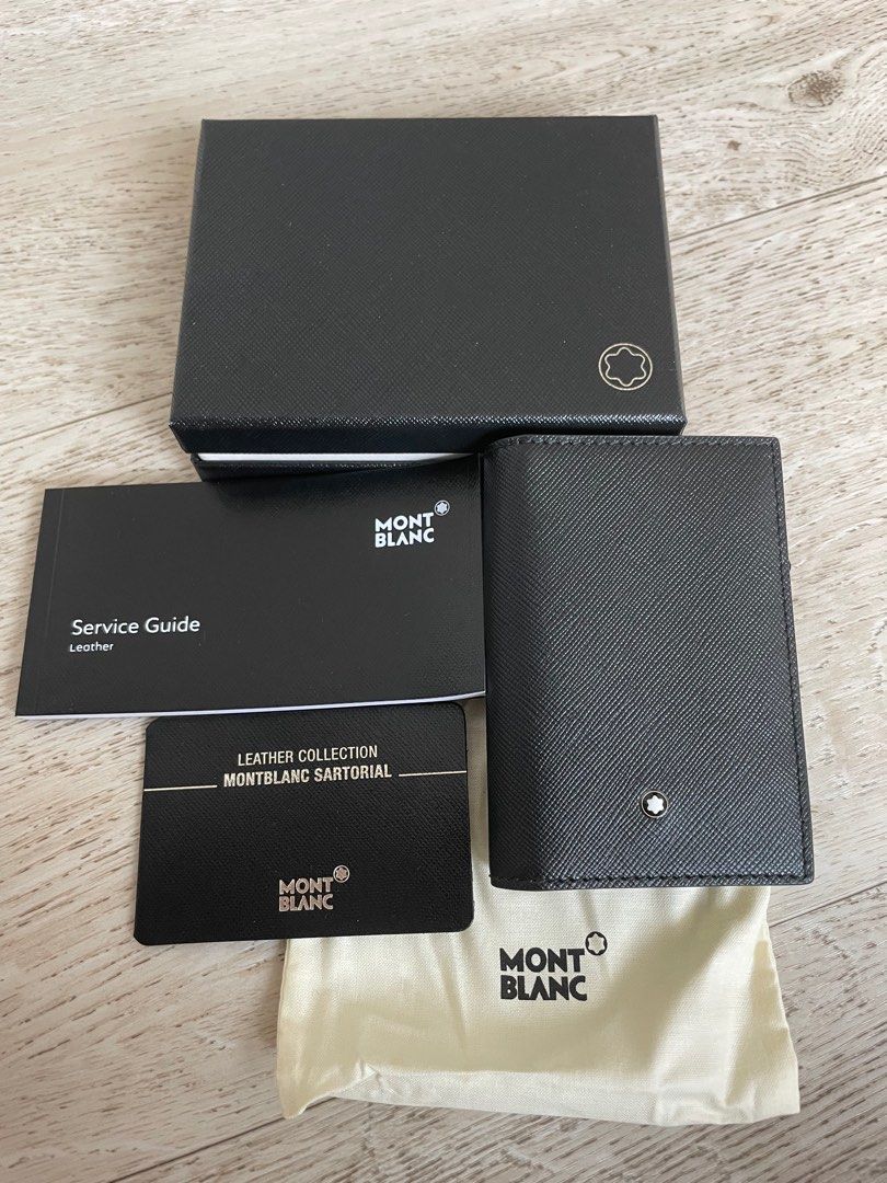 Montblanc sartorial business store card holder with gusset