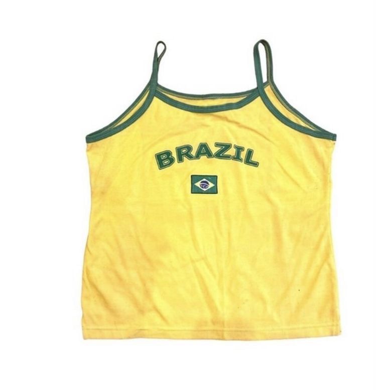 Brazil Y2k Cami Top (Category: Sleeveless) located in Pasig City. Submitted by luxthings (Listing ID 1242600486, Image 1). Description: - small to large - super pretty and rare - worn by many celbs - as seen in pinterest .