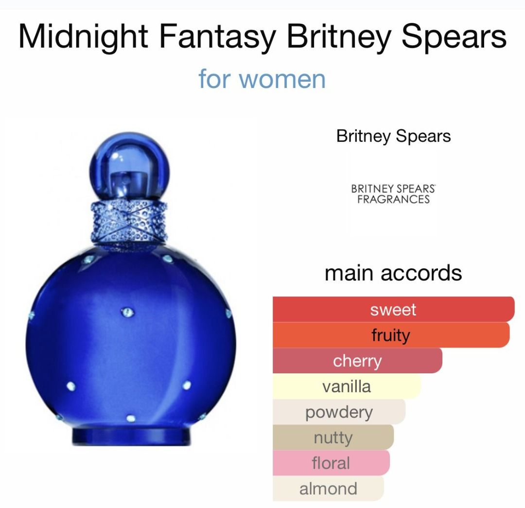 Britney Spears Midnight Fantasy EDP 100ML Beauty Personal Care