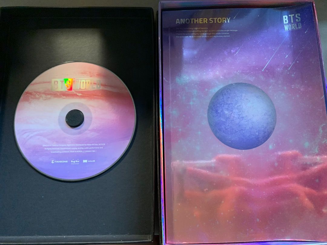 BTS World CD +Photobook & 2020 Seasons Greetings Weverse POB Mouse pad