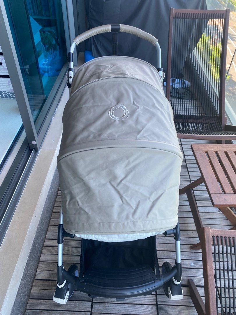 Bugaboo bee 5 two pink canopies rain cover self stand