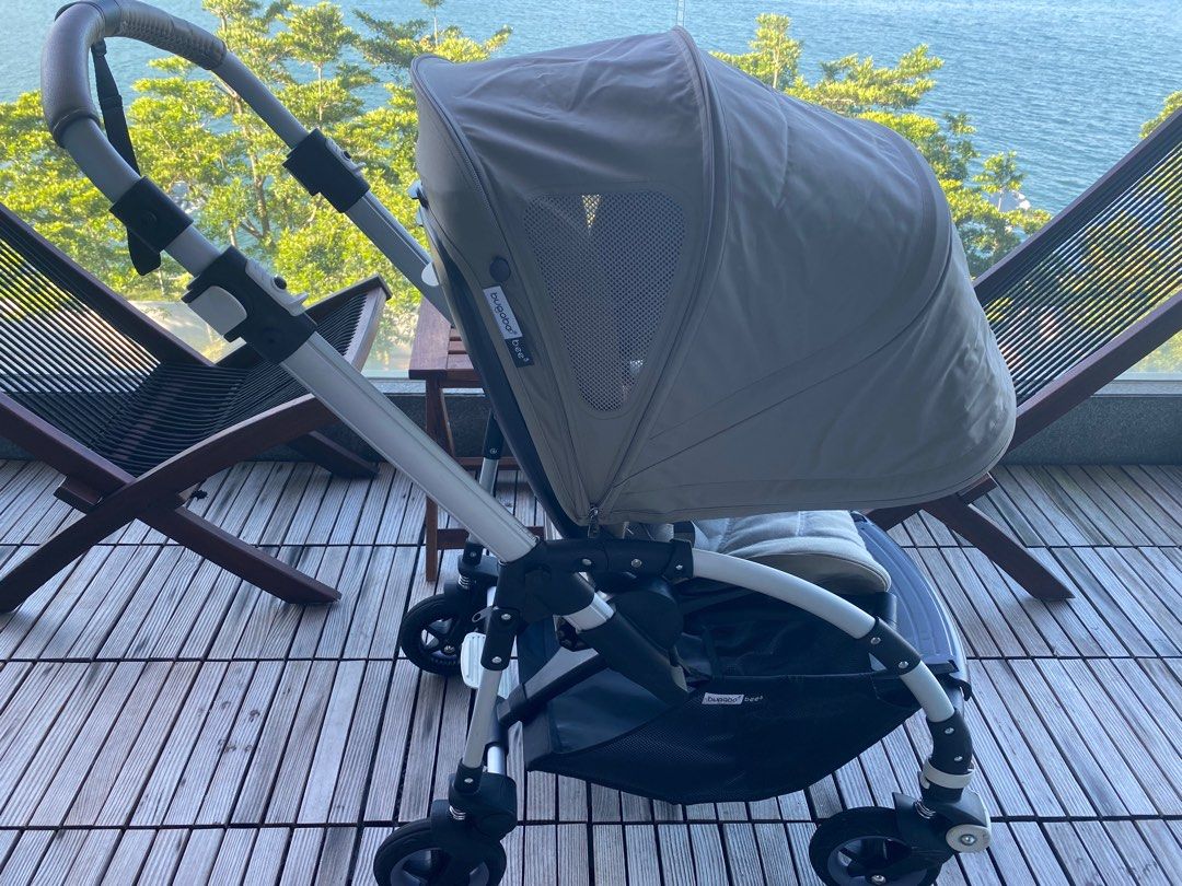 Bugaboo bee 5 two pink canopies rain cover self stand