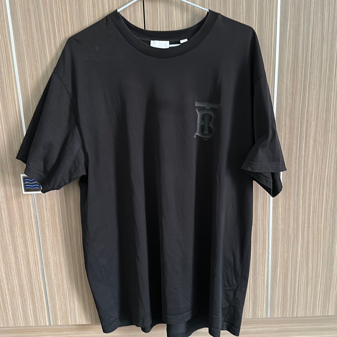 二手正品］Burberry TB 短袖T恤M號, 他的時尚, 上身及套裝, T恤和Polo