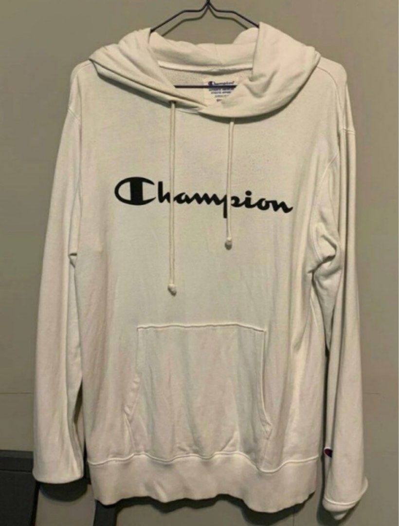 Jaket Champion Original Champion White And Black Hoodie Jaket