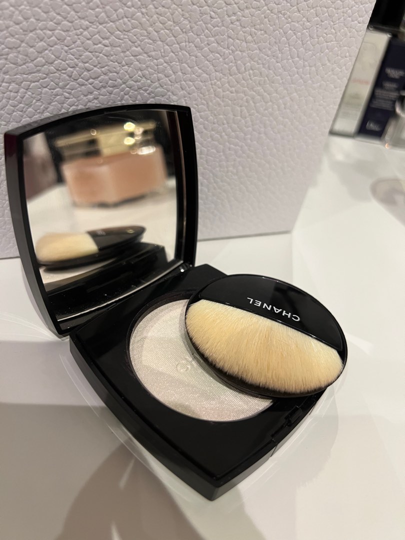 CHANEL Poudre Lumière Highlighting Powder In 10 Ivory Gold NIB AUTHENTIC  amp FRESH  eBay