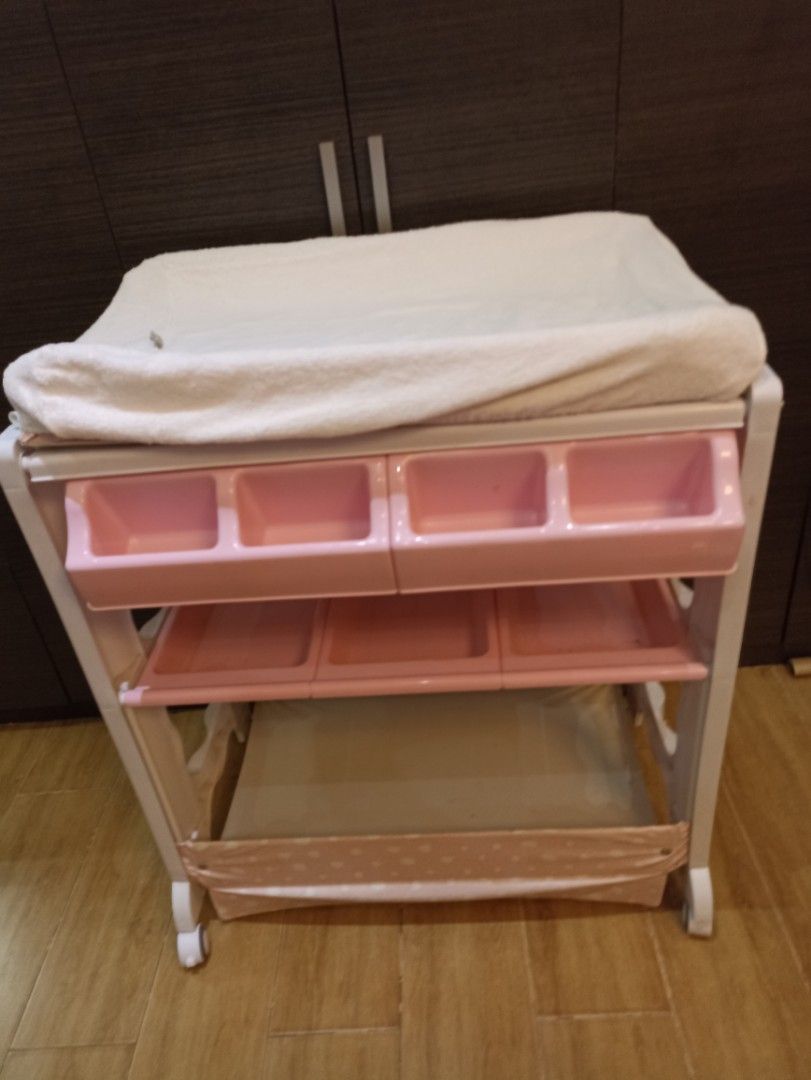 Changing Station with Bath Tub and Wheels on Carousell