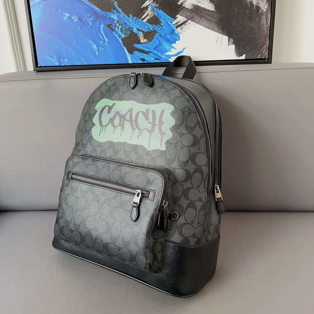 Coach graffiti backpack best sale