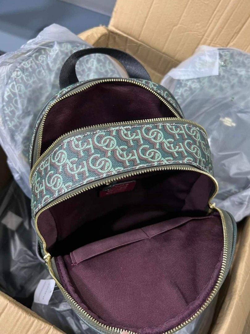 Coach Court Backpack With Coach Monogram Print Women #39 s Fashion Bags