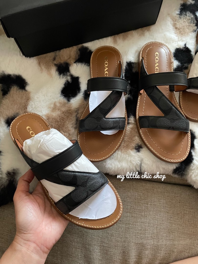 coach harlan sandals US 7 Women s Fashion Footwear Flats