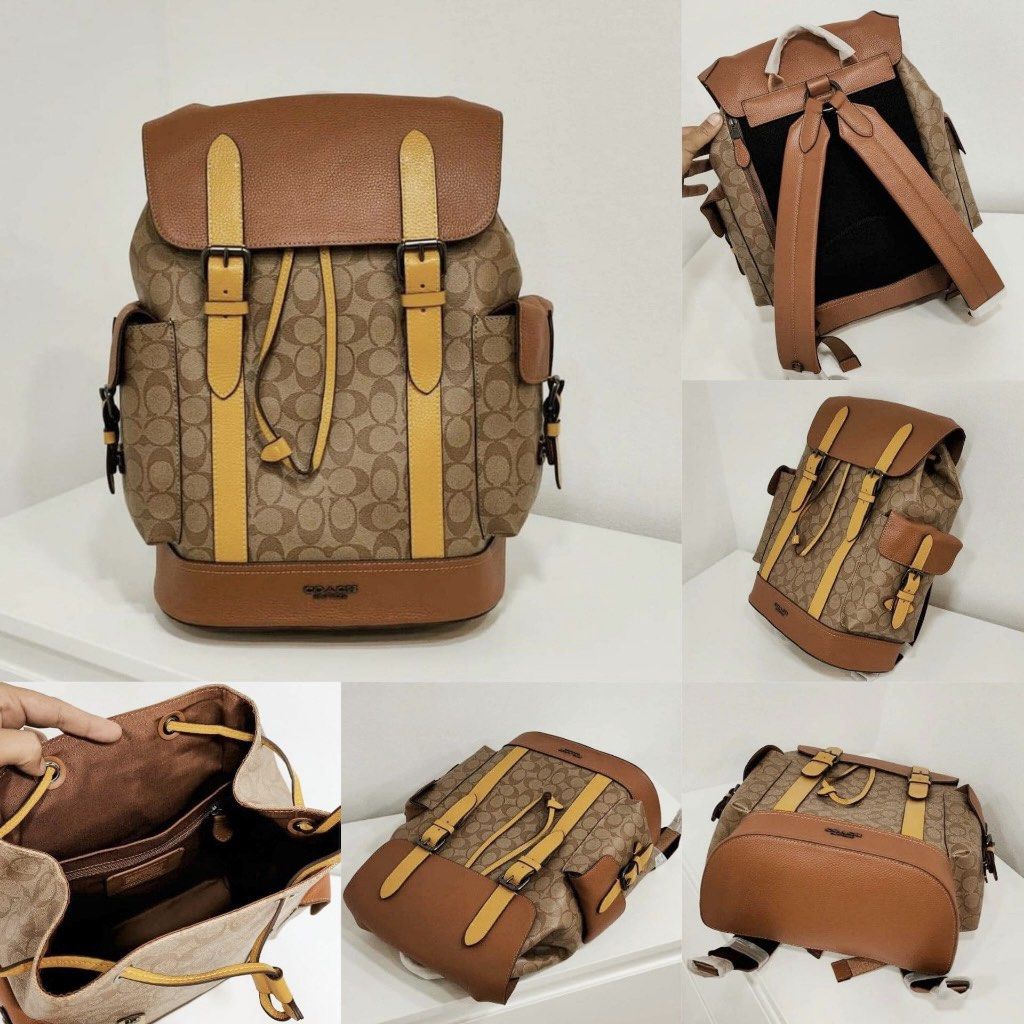 Coach HUDSON backpack 🎒 (Category: Luxury Bags & Wallets) located in Las Pinas. Submitted by yhn_boutique (Listing ID 1242681672, Image 1). Description: New arrival 📌Actual pic posted 📌cod via lalamove/ grab 📌J&T pay today ship today 📌 complete inclusions .
