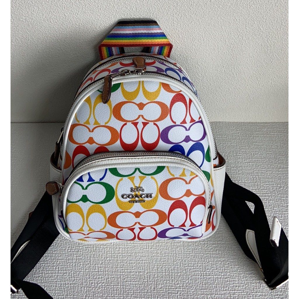 Coach Women s Rainbow Backpack Women s Fashion Bags Wallets Backpacks on Carousell