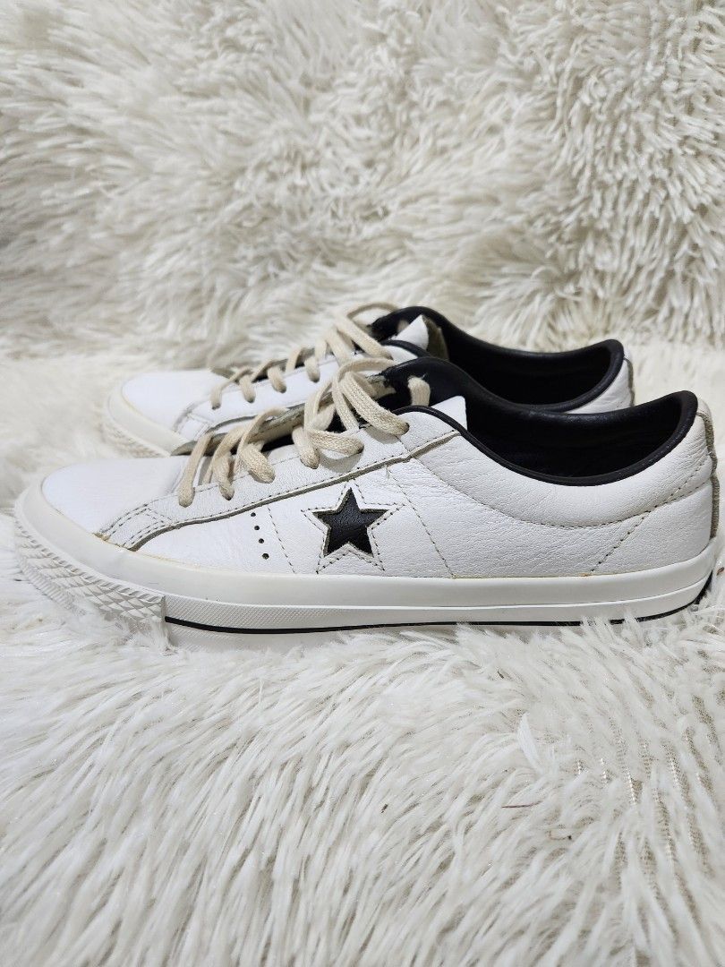 Converse one star leather white store