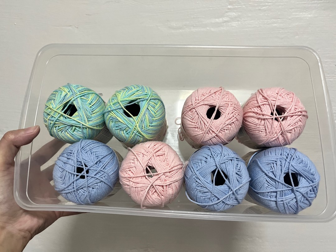 Daiso Cotton Yarn, Hobbies & Toys, Stationery & Craft, Craft Supplies