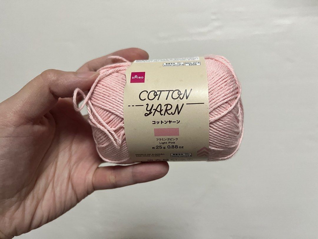 Daiso Cotton Yarn, Hobbies & Toys, Stationery & Craft, Craft Supplies