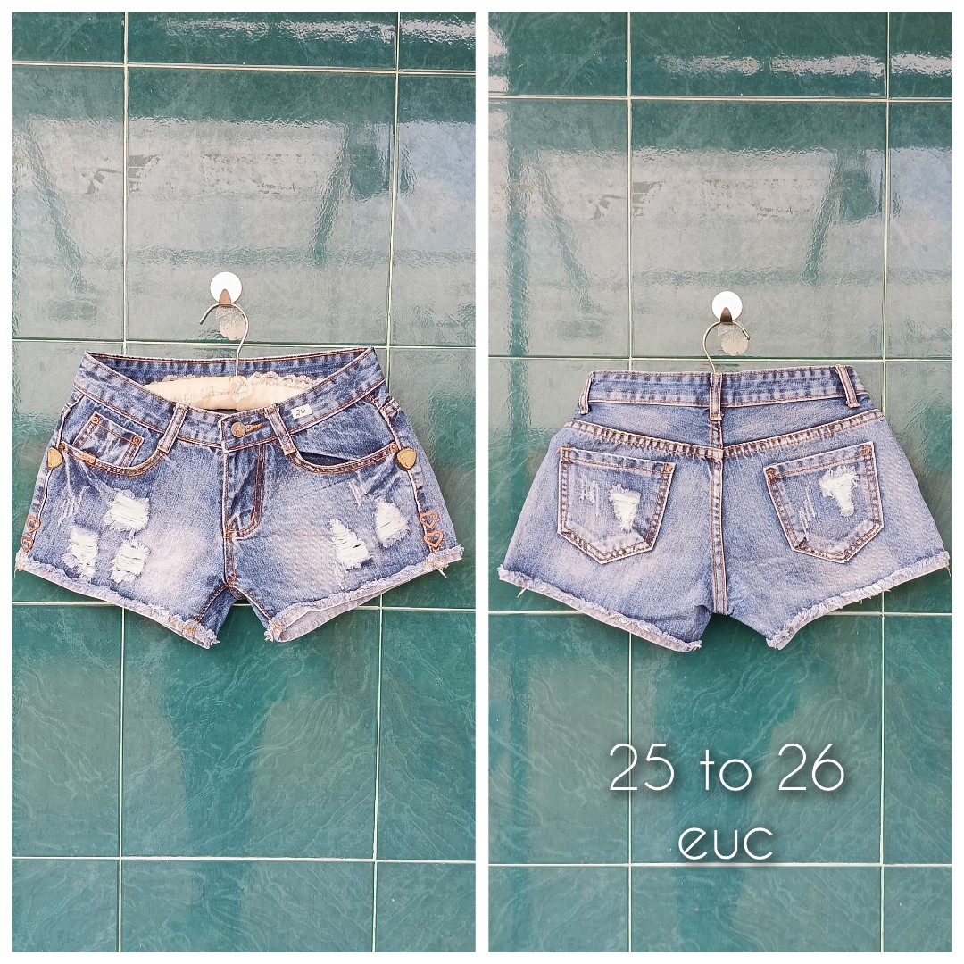 Louis vuitton denim short, Women's Fashion, Bottoms, Shorts on Carousell