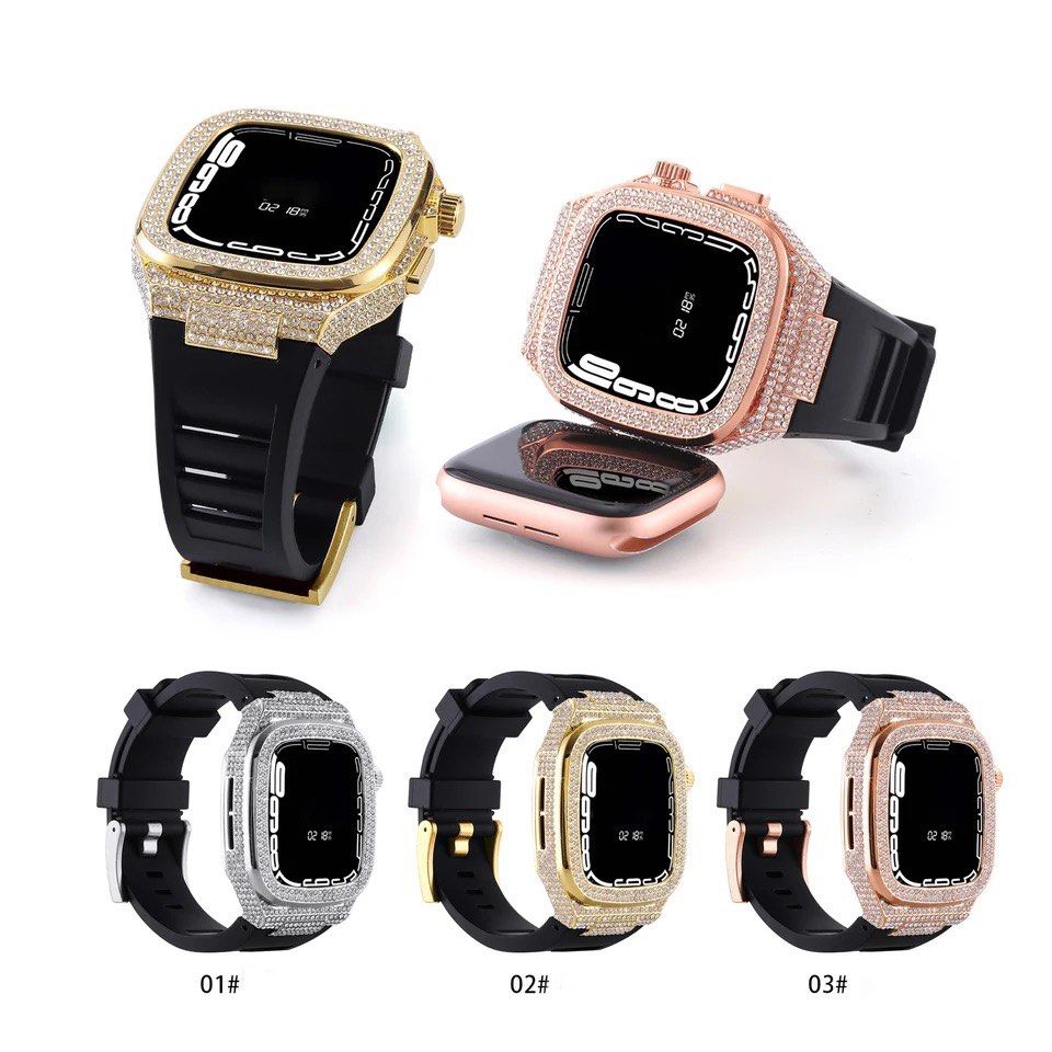 Diamante apple cheap watch strap