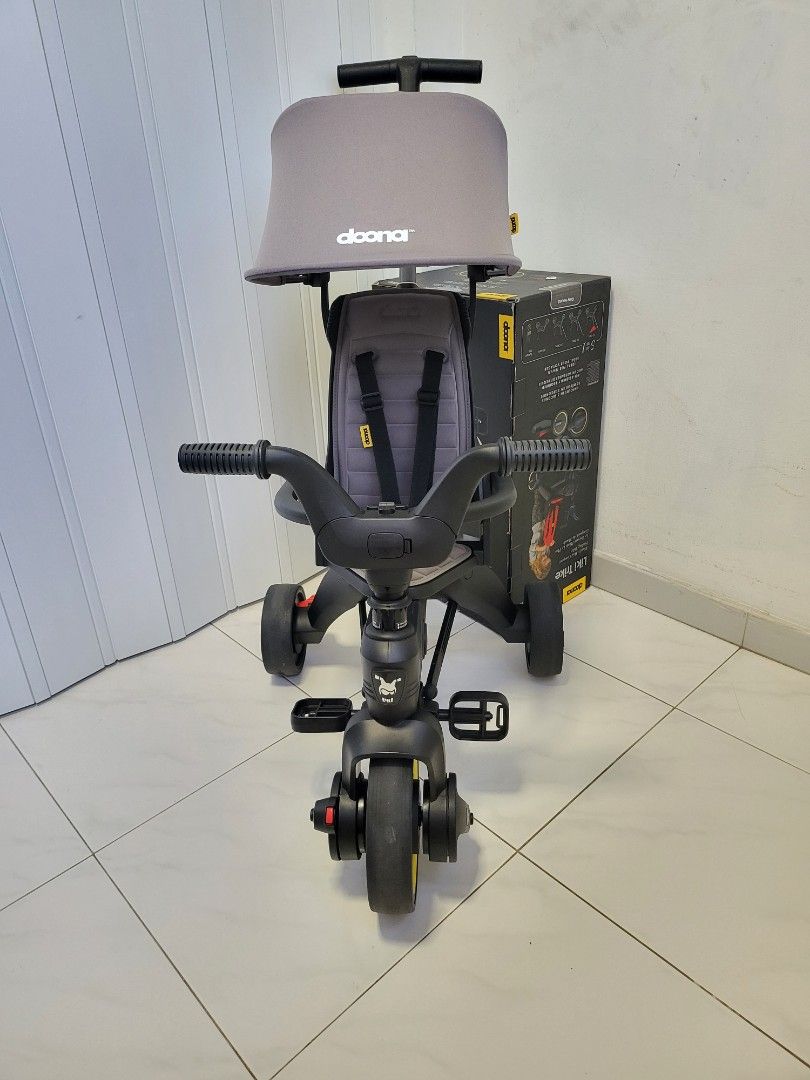 Doona Liki Trike S1 grey stroller, Babies & Kids, Going Out, Strollers