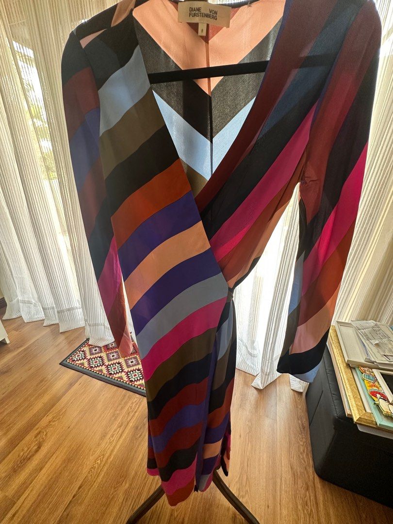 Dvf maxi deals wrap dress