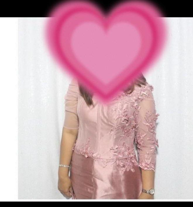 sachin and babi light blue dress Formal Dress for Ninang Sa Kasal, Ninang Outfit for Wedding main image 1