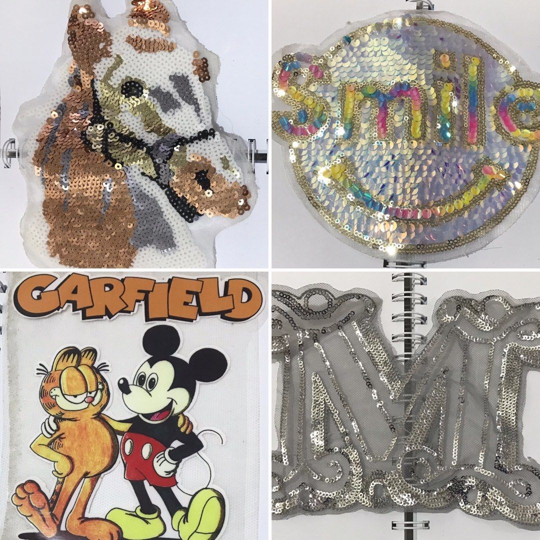 Fabric Patches Iron on / Sew on, Luxury, Accessories on Carousell