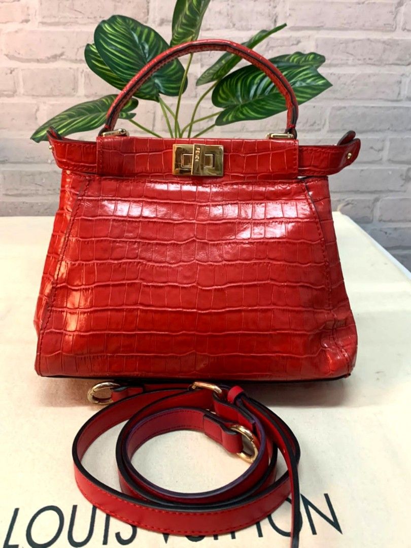 Fendi hot sale red crossbody