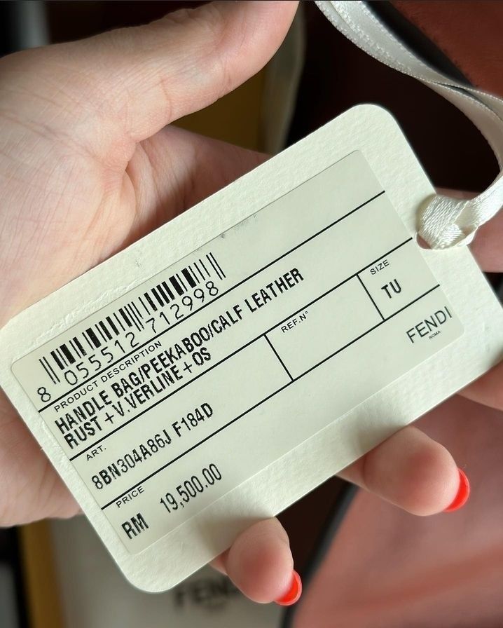 Fendi price tag online