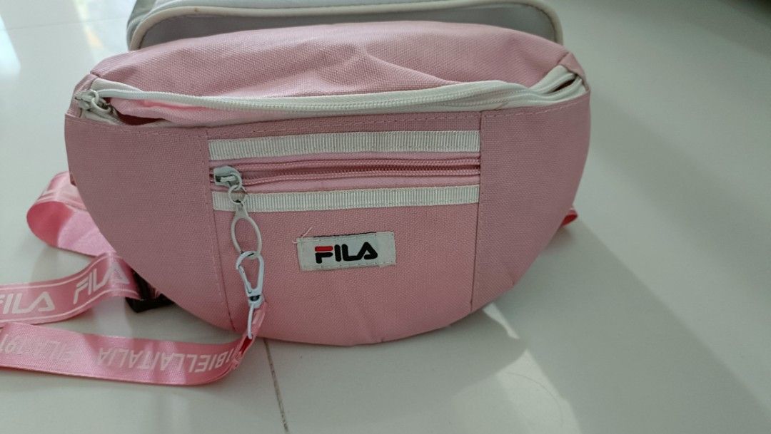 Pink fila bum bag online