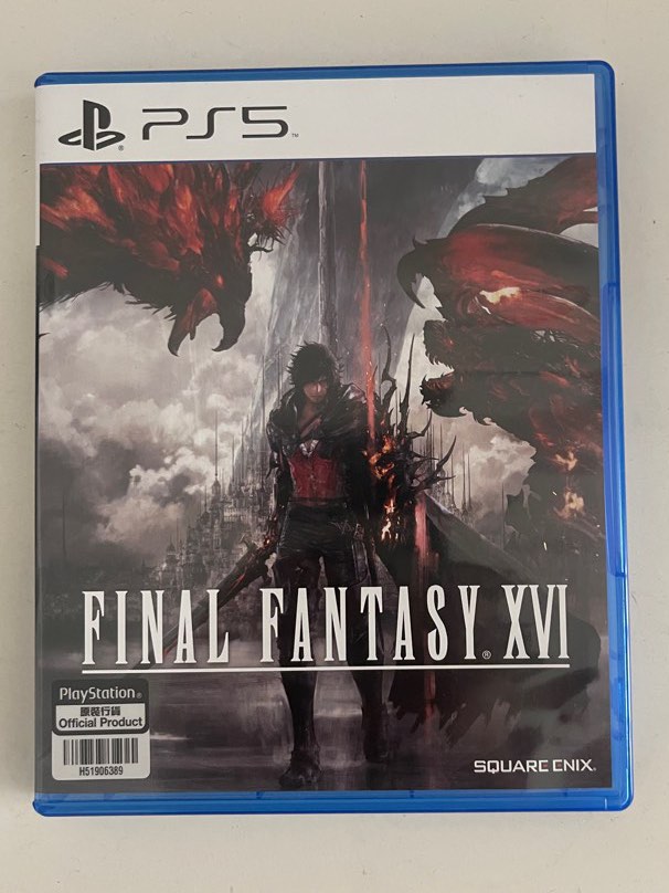 Final Fantasy XVI PS5 Disc Code Unredeemed, Video Gaming, Video