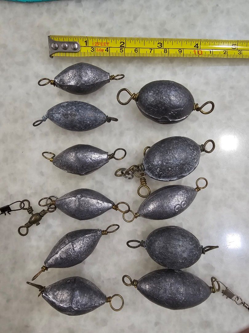 Sinkers, Sports Equipment, Fishing on Carousell