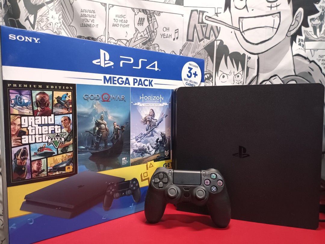 For Sale 2nd Hand PS4 Slim 10.50 Firmware 1TB Mega Pack Complete, Video ...
