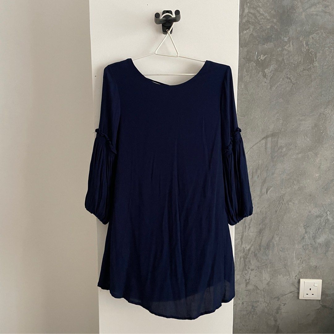 Forever 21 clearance navy blue dress