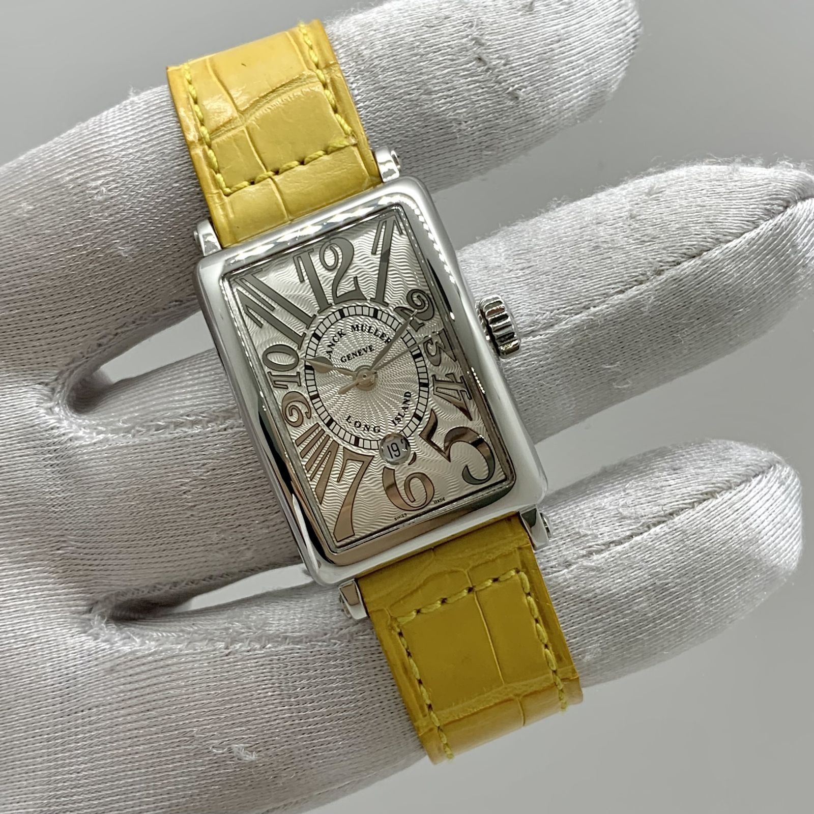 Franck muller crazy sales hours diamond encrusted yellow
