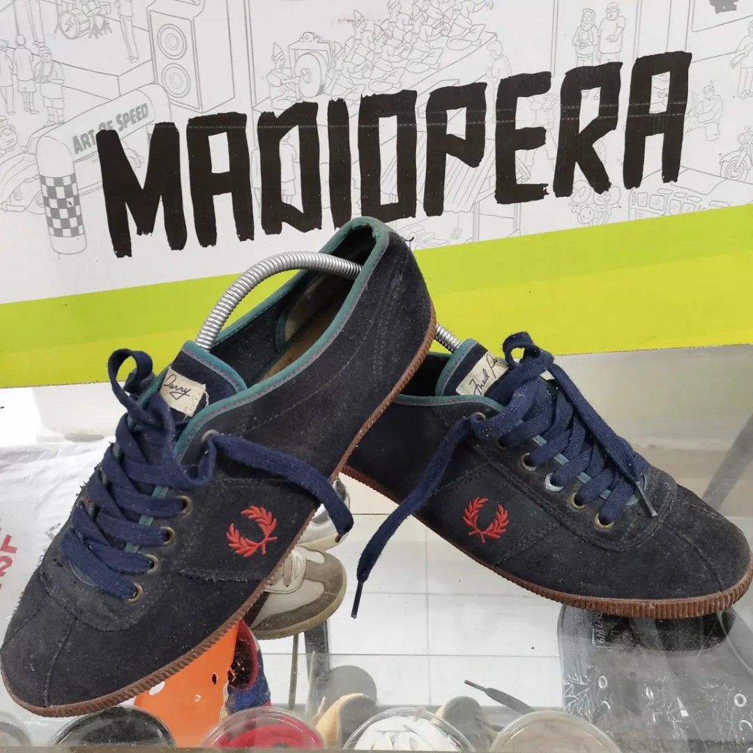 Fred Perry Bowling Shoes Men s Fashion Footwear Sneakers on