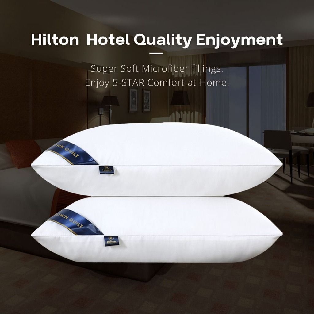 Free Delivery Hilton Grade 5 Star Hotel Pillow High Quality