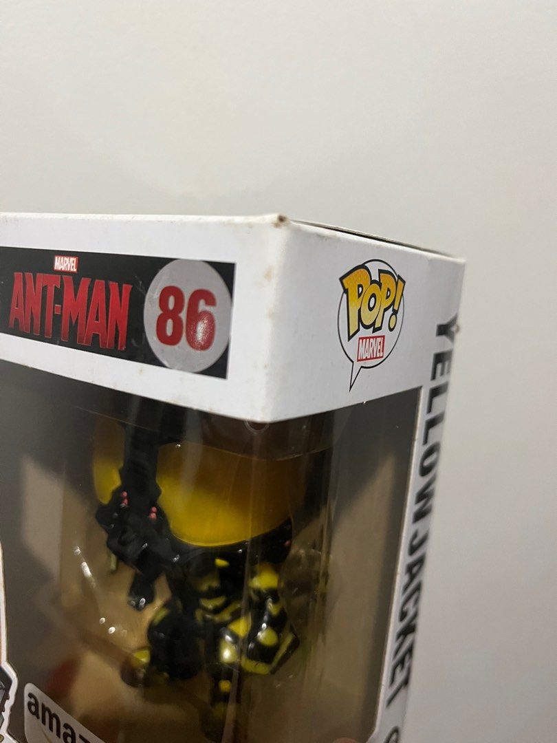 Funko Pop Ant Man Yellow Jacket Glow in the Dark Amazon Exclusive