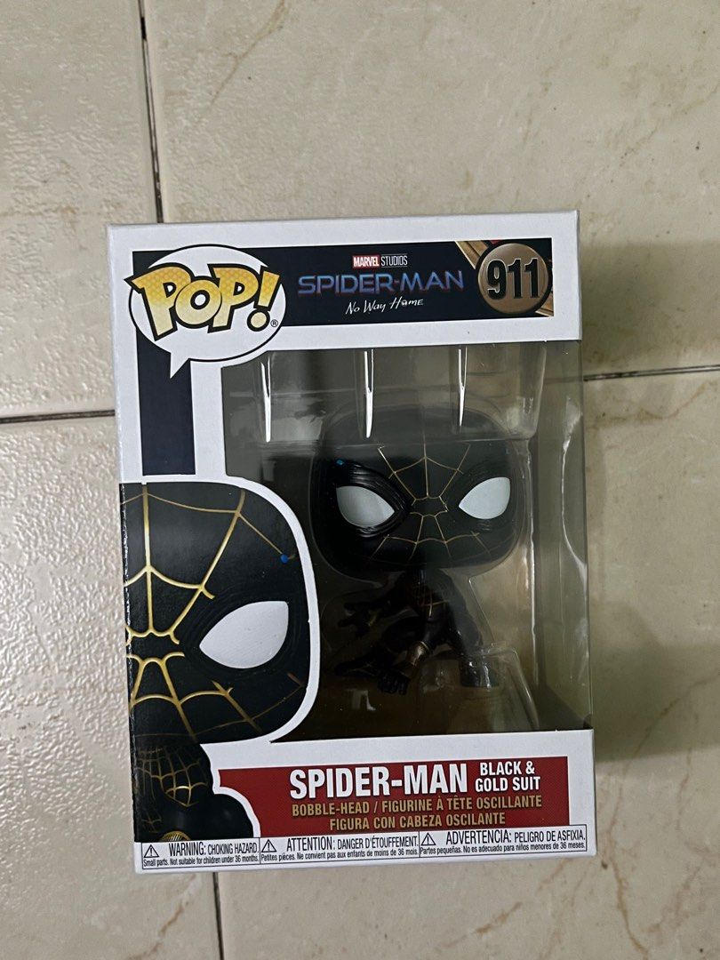 Funko pop spider man gold store
