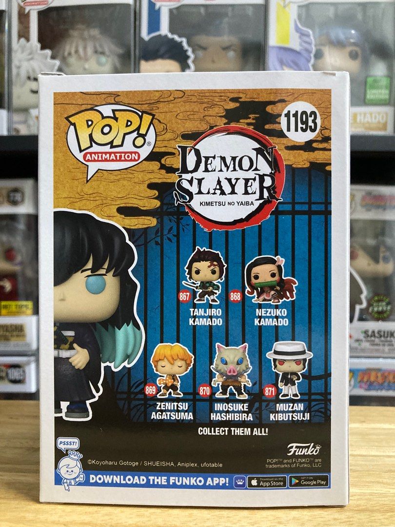 Funkon 2022 Exclusive Demon Slayer Kimetsu No Yaiba Mist Hashira Muichiro Tokito Funko Pop