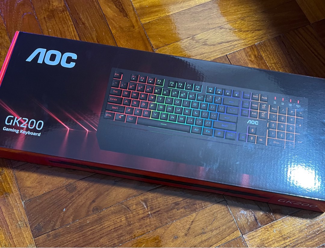 Gaming Keyboard AOC GK200 Computers Tech Parts Accessories gaming-keyboard-aoc-gk200-computers-tech-parts-accessories