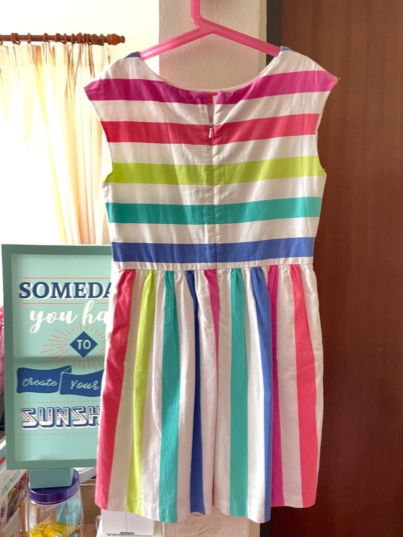Gap Kids Girl Rainbow Raya Dress Babies Kids Babies Kids Fashion on Carousell