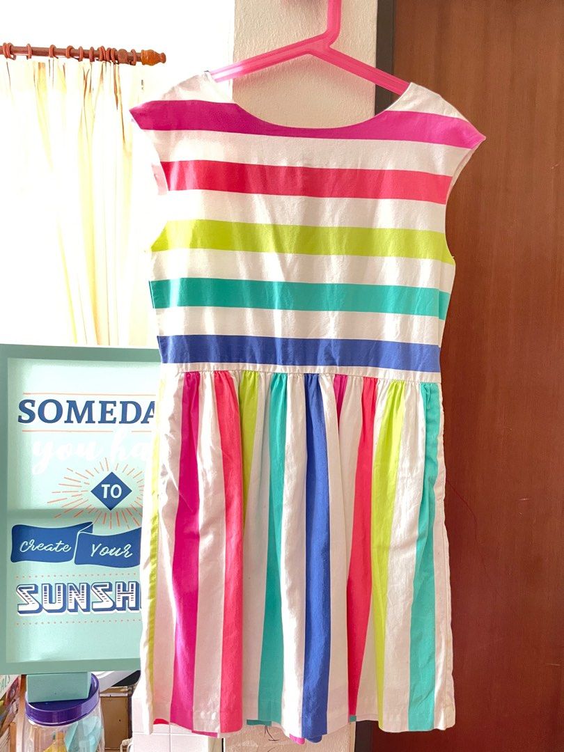 Gap online rainbow dress