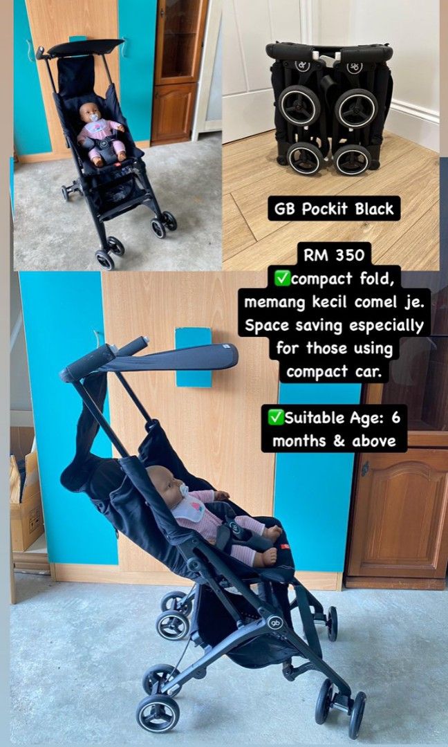 Gb pockit stroller suitable age sales