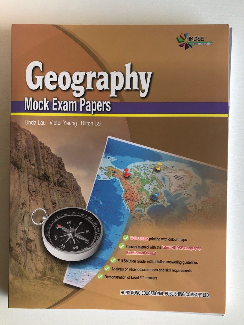 Geography mock exam paper, 興趣及遊戲, 書本 & 文具, 教科書 Carousell
