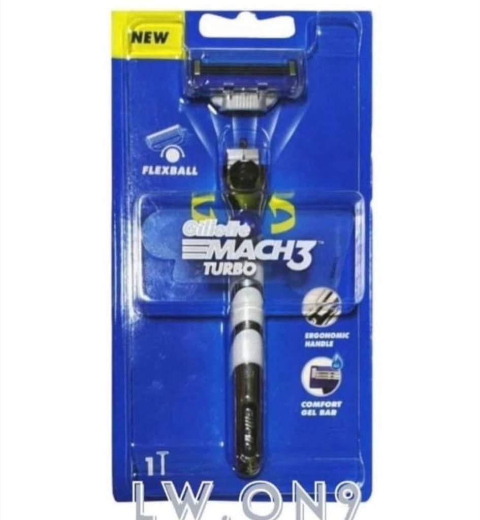 GILLETTE MATCH 3 TURBO RAZORS AVAILABLE 2TYPES AND CARTRIDGES AVAILABLE ...