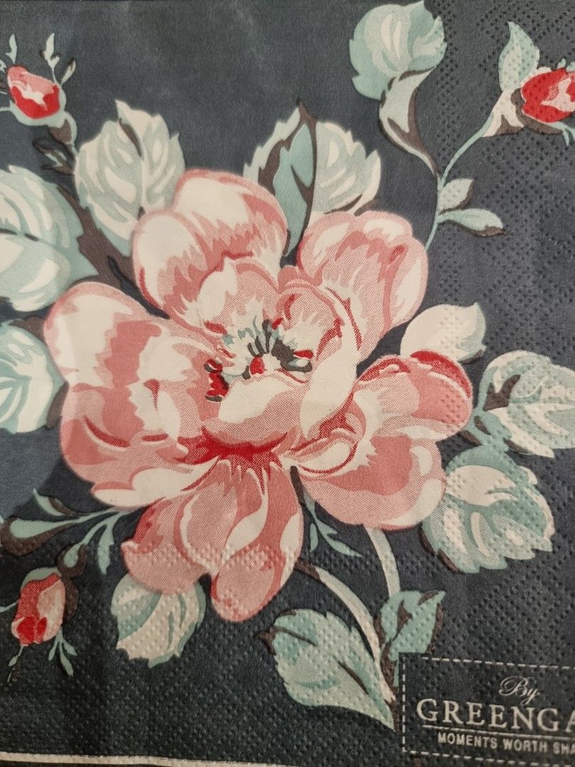 Greengate paper napkin decoupage, Hobbies & Toys, Stationery & Craft